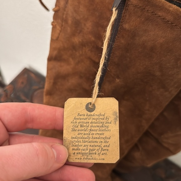 Born Hayden Boots in Rust Tobacco Distressed - Picture 12 of 16